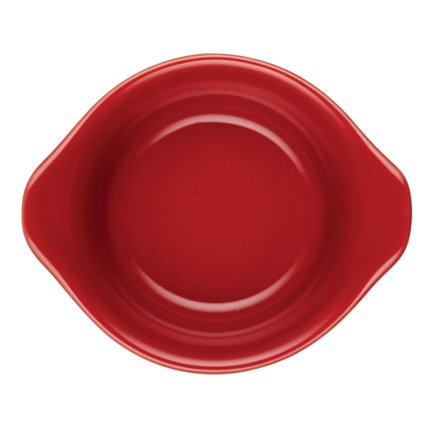 Serveware 4-Piece 3.7-Oz. Ceramic Dippers | Red