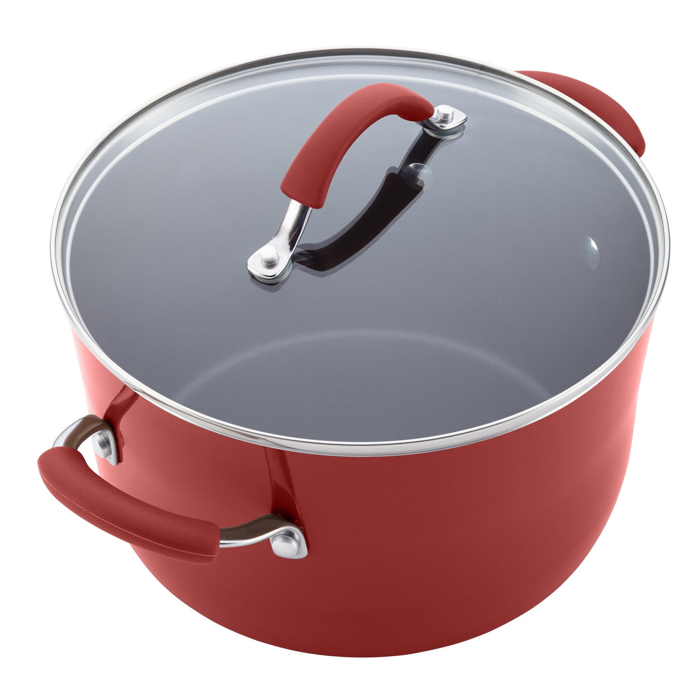 Cookware 12-Piece Cookware Set | Cranberry Red