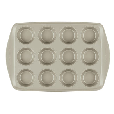 3-Piece Nonstick Covered Cake Pan & Muffin Pan Set