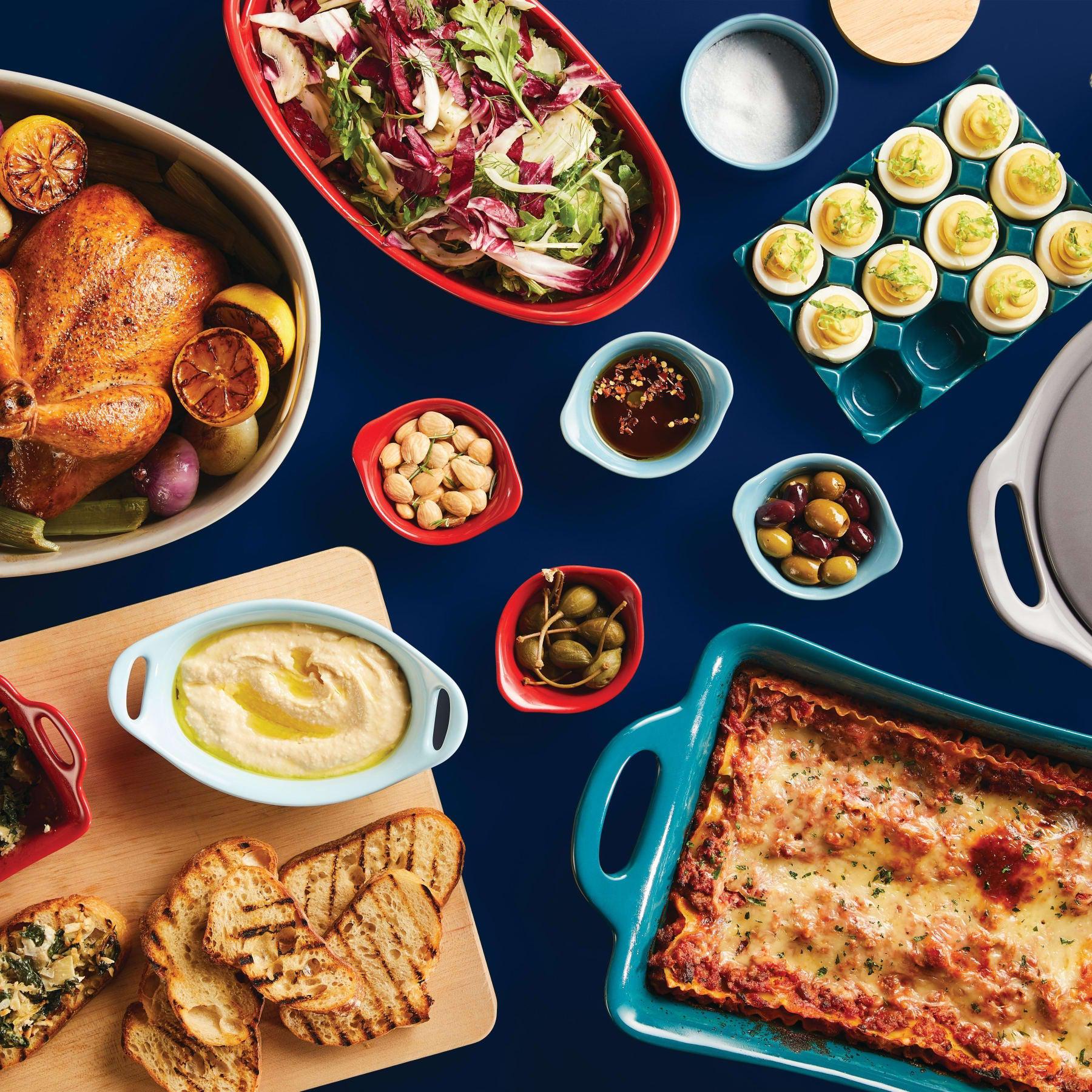 Serveware 4-Piece 3.7-Oz. Ceramic Dippers | Red