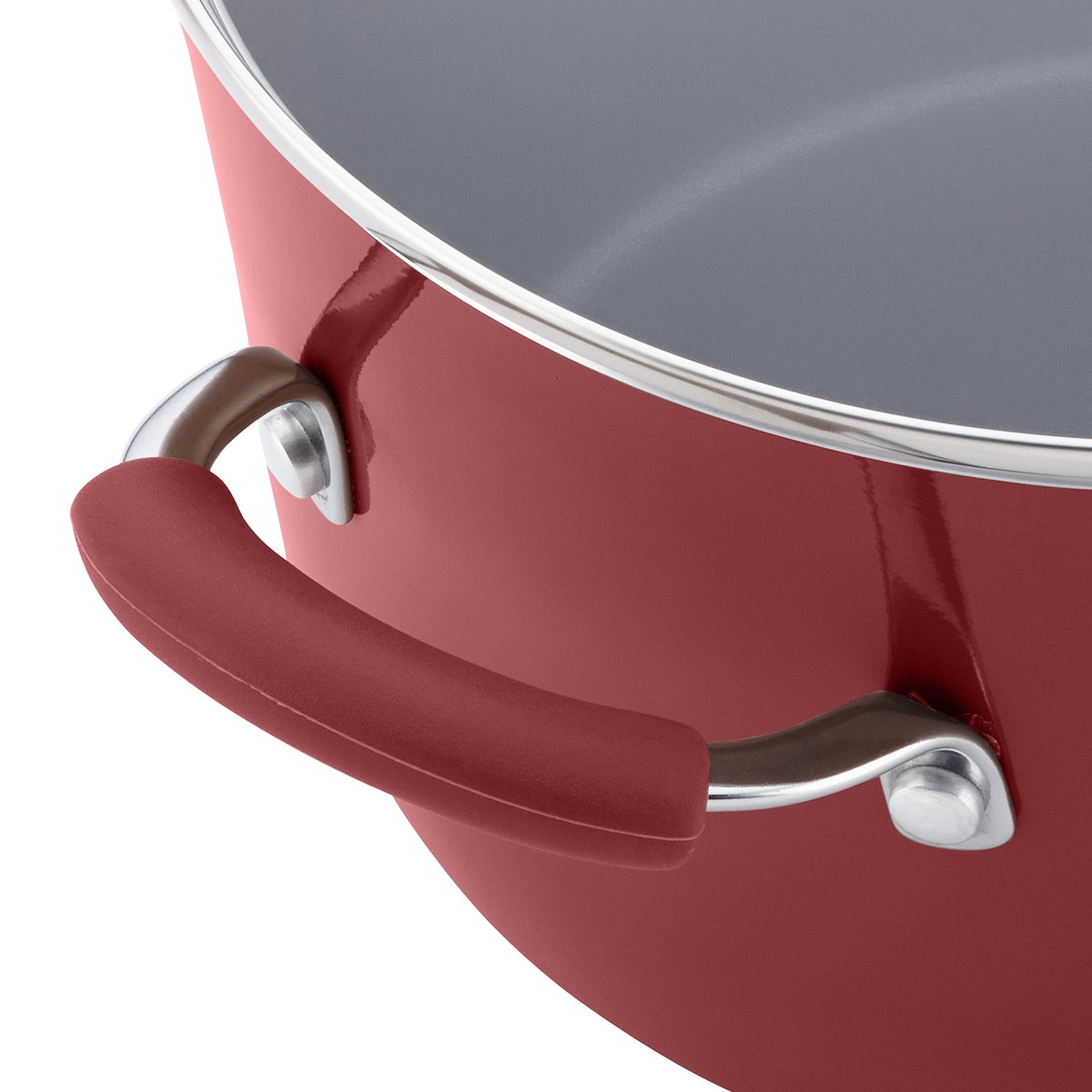 Cookware 12-Piece Cookware Set | Cranberry Red