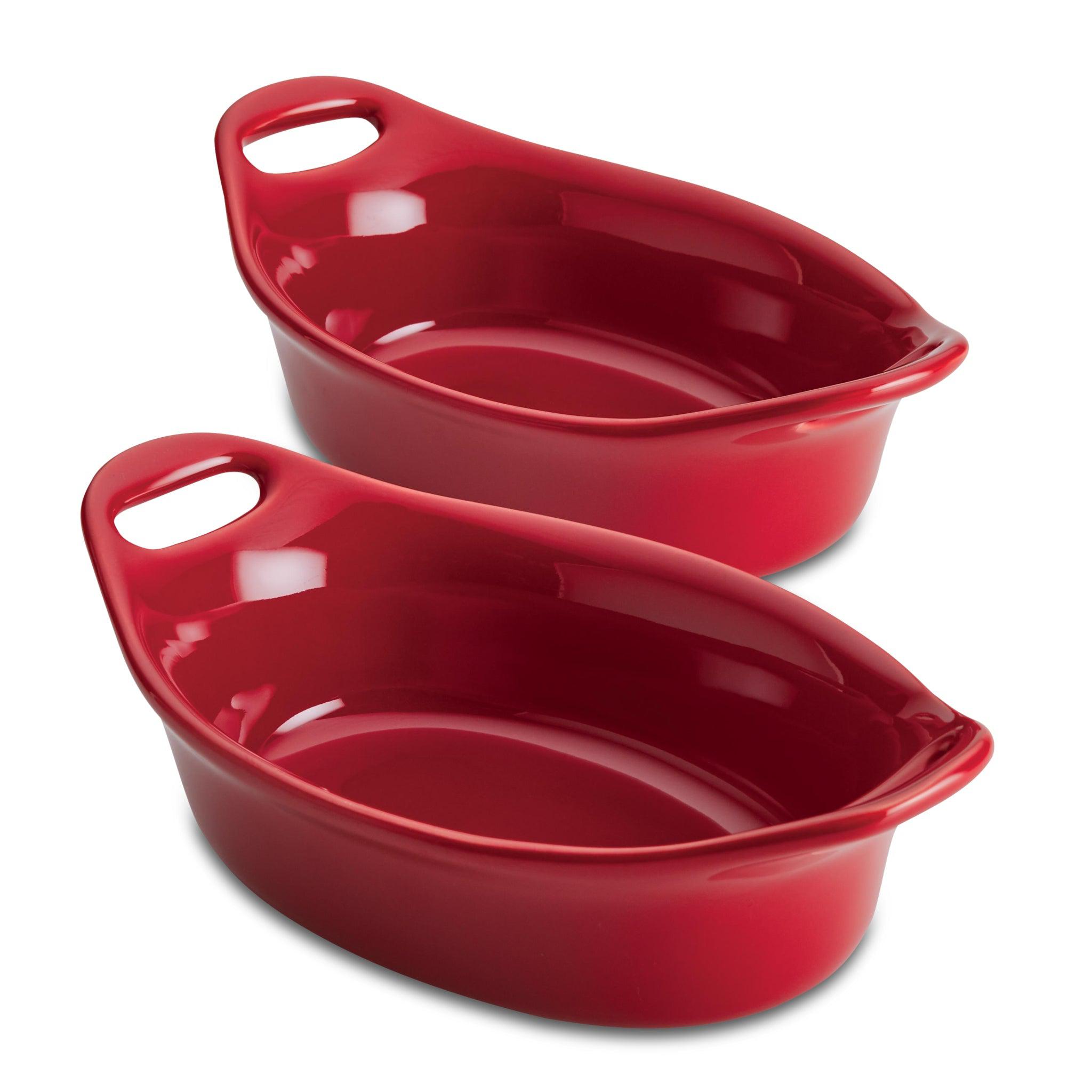 2-Piece 12-Ounce Au Gratin Dipping Cups Set | Red