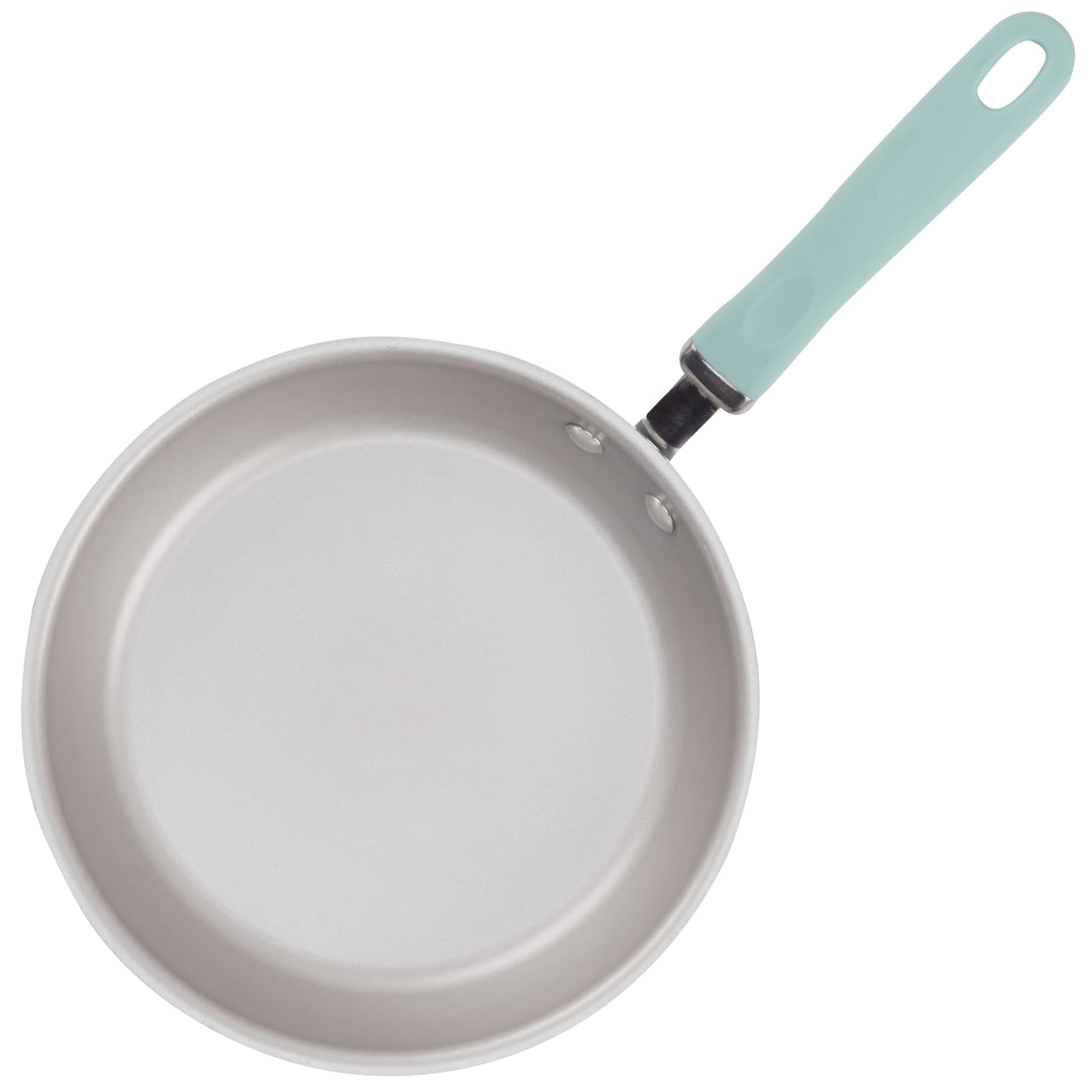 Cookware 9.5" Covered Deep Frying Pan | Light Blue Shimmer