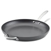 A 14-Inch Professional Hard Anodized Nonstick Frying Pan with steel handles.