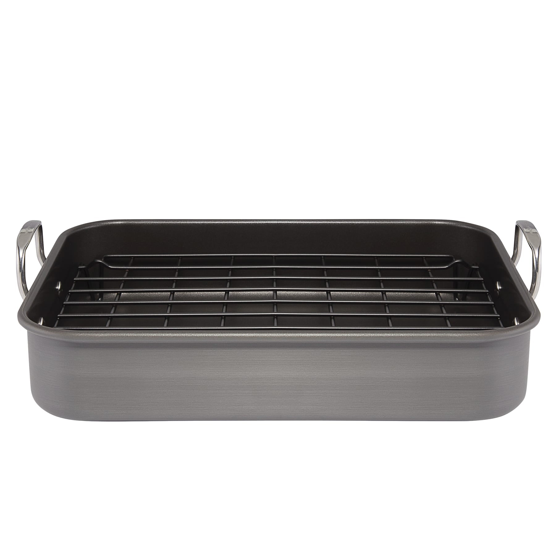 Bakeware 16" x 12" Nonstick Roaster with Rack