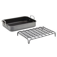 Bakeware 16" x 12" Nonstick Roaster with Rack