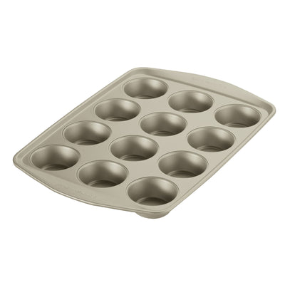 3-Piece Nonstick Covered Cake Pan & Muffin Pan Set