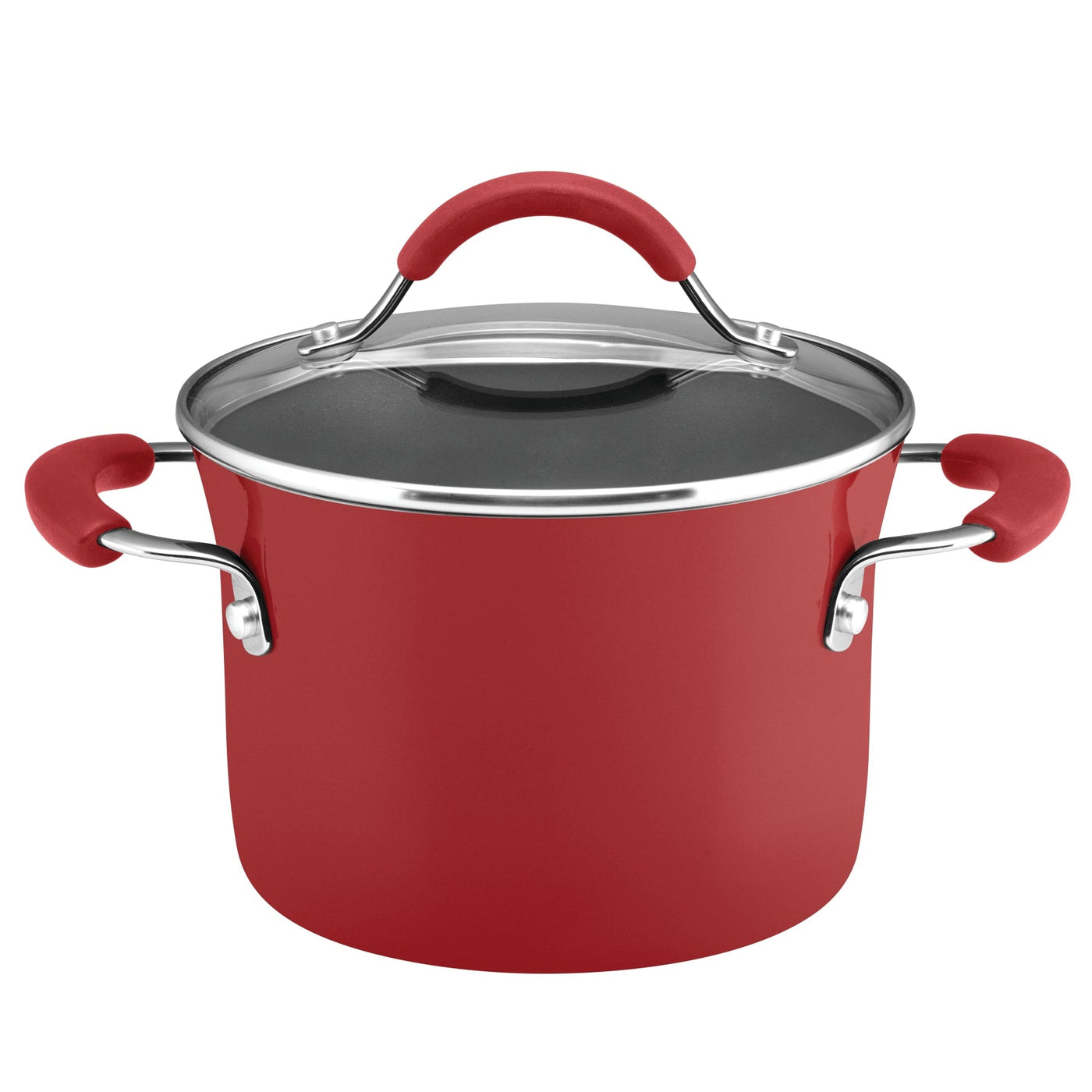 Cookware 3-Quart Covered Steamer Set | Cranberry Red