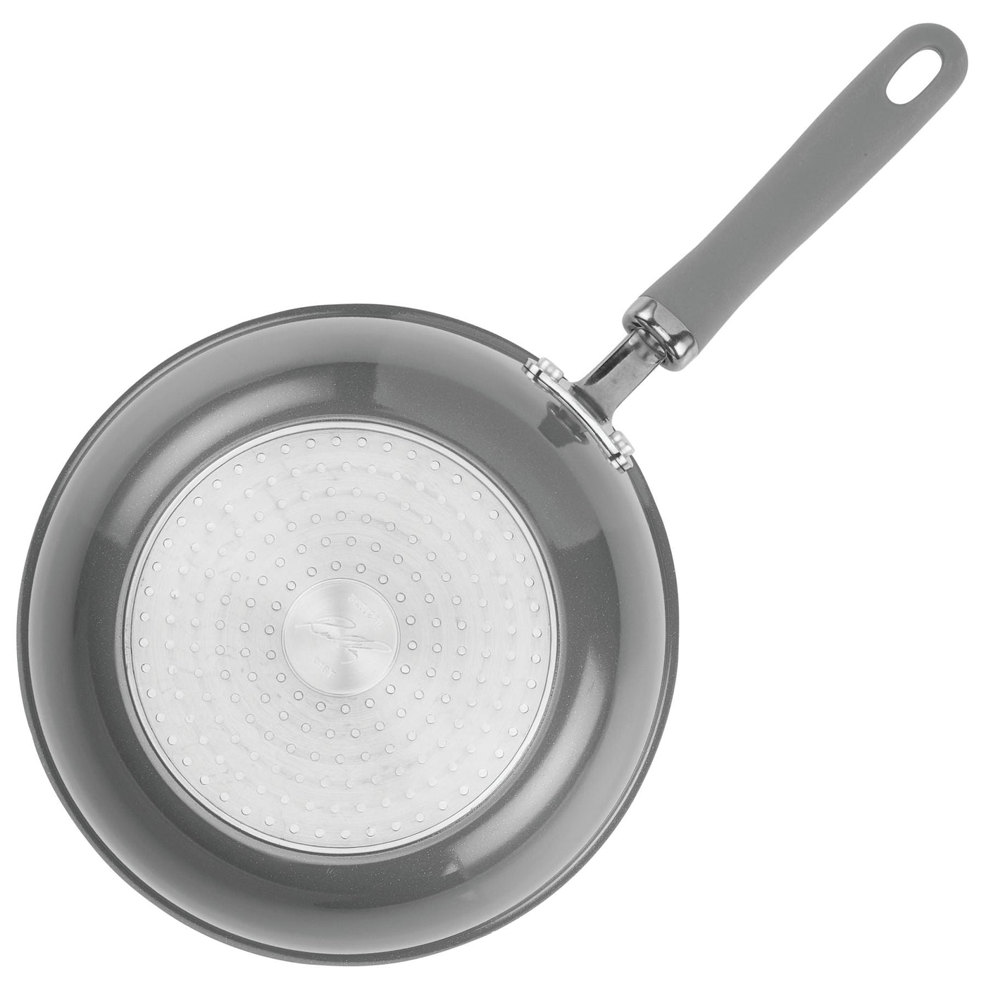 3-Quart Nonstick Induction Chef Pan with metallic bottom and long handle.